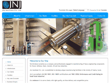 Tablet Screenshot of jnjmachines.com